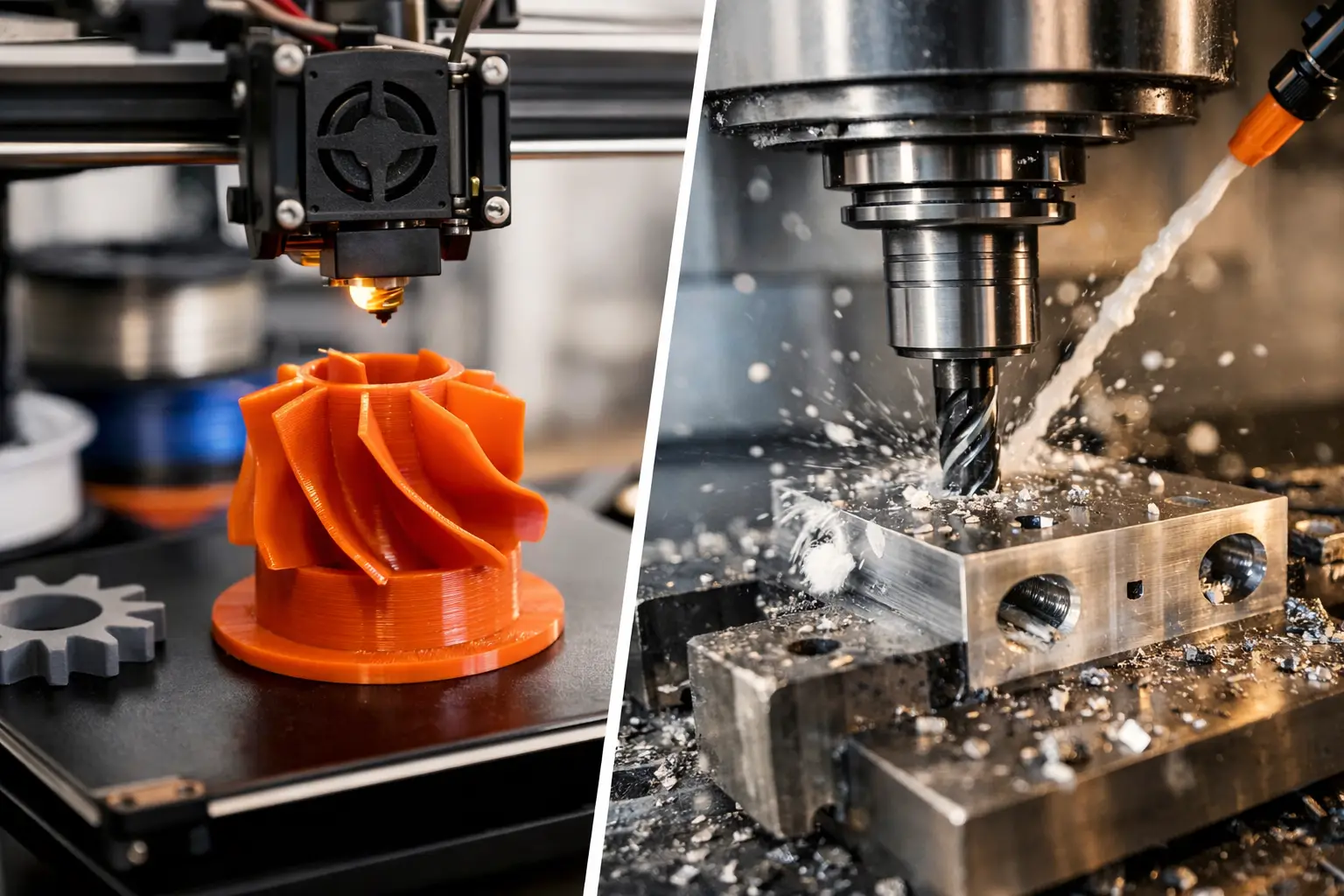 3D Printing Versus CNC Machining for New Products